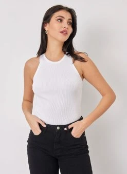 The Fashion Project Αμάνικο ριπ τοπάκι - Λευκό -Κατάστημα TheFashionProject amaniko rip topaki 103239 e2eb