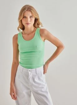 The Fashion Project Μπλούζα αθλητική - Λαχανί -Κατάστημα TheFashionProject basic athlitiki mplouza 86880 jorc