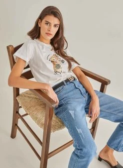 The Fashion Project T-shirt με στάμπα - Λευκό