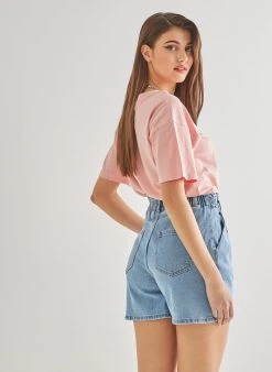 The Fashion Project T-shirt βαμβακερό - Σομόν -Κατάστημα TheFashionProject basic t shirt 89888 bet9