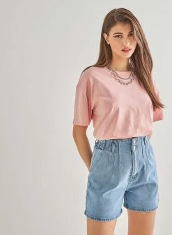 The Fashion Project T-shirt βαμβακερό - Σομόν