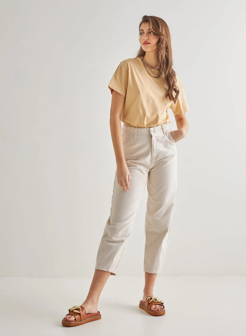 The Fashion Project T-shirt βαμβακερό - Μπεζ 4 The Fashion Project T-shirt βαμβακερό - Μπεζ - Image 2