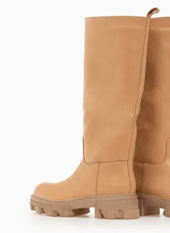 The Fashion Project Μπότες Chunky με φερμουάρ - Κάμελ -Κατάστημα TheFashionProject casual chunky mpotes 97212 gr7v
