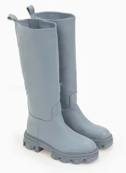 The Fashion Project Μπότες Chunky με φερμουάρ - Γαλάζιο -Κατάστημα TheFashionProject casual chunky mpotes 97213 dx6h