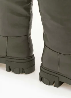 The Fashion Project Μπότες Chunky με φερμουάρ - Χακί -Κατάστημα TheFashionProject casual chunky mpotes 97214 mt9o