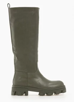 The Fashion Project Μπότες Chunky με φερμουάρ - Χακί -Κατάστημα TheFashionProject casual chunky mpotes 97214 onz0