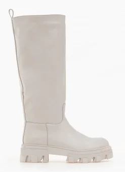 The Fashion Project Μπότες Chunky με φερμουάρ - Πάγου