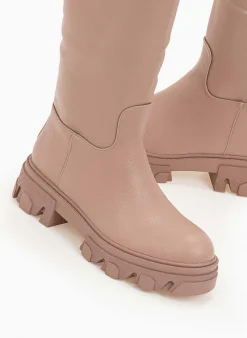 The Fashion Project Μπότες Chunky με φερμουάρ - Σάπιο μήλο -Κατάστημα TheFashionProject casual chunky mpotes 97217 7wtt