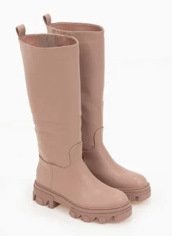 The Fashion Project Μπότες Chunky με φερμουάρ - Σάπιο μήλο -Κατάστημα TheFashionProject casual chunky mpotes 97217 n8lo