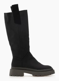 The Fashion Project Μπότες Chunky με υφασμάτινα θηλάκια - Χακί/Μαύρο