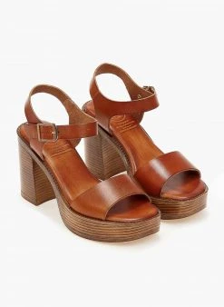 Πέδιλα με φιάπα δερμάτινα Tfp - Ταμπά -Κατάστημα TheFashionProject dermatina pedila tfp me xontro takouni 102871 iu5o