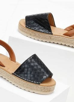 The Fashion Project Εσπαντρίγιες με πλεκτό Pattern - Μαύρο 7 The Fashion Project Εσπαντρίγιες με πλεκτό Pattern - Μαύρο -Κατάστημα TheFashionProject espantrigies me plekto pattern 103990 mt41