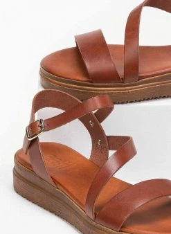 Flatforms δερμάτινα Tfp - Ταμπά -Κατάστημα TheFashionProject estil dermatina flatform pedila 91244 ylwx