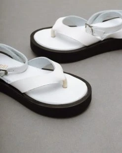 Flatforms δερμάτινα με μπαρέτα Estil - Λευκό 6 Flatforms δερμάτινα με μπαρέτα Estil - Λευκό -Κατάστημα TheFashionProject estil dermatina flatforms me mpareta 93888 sa9u