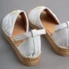 Flatforms καπιτονέ με μπαρέτα Estil - Λευκό -Κατάστημα TheFashionProject estil flatform kapitone pedila 93458 yxde