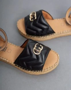 Flatforms καπιτονέ με μπαρέτα Estil - Μαύρο 11 Flatforms καπιτονέ με μπαρέτα Estil - Μαύρο -Κατάστημα TheFashionProject estil flatform kapitone pedila 93459 vnhx