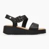 Flatforms δερμάτινα καρέ πέδιλα Carmela 68627 - Μαύρο 2 Flatforms δερμάτινα καρέ πέδιλα Carmela 68627 - Μαύρο -Κατάστημα TheFashionProject flatform dermatina kare pedila 68627 100711 pbfe