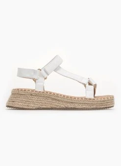 The Fashion Project Flatforms με λουράκι στο πλάι - Λευκό 10 The Fashion Project Flatforms με λουράκι στο πλάι - Λευκό -Κατάστημα TheFashionProject flatform pedila me louraki sto plai 93148 295l