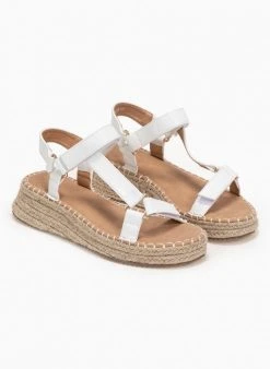 The Fashion Project Flatforms με λουράκι στο πλάι - Λευκό 14 The Fashion Project Flatforms με λουράκι στο πλάι - Λευκό -Κατάστημα TheFashionProject flatform pedila me louraki sto plai 93148 kixf