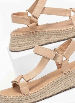 The Fashion Project Flatforms με λουράκι στο πλάι - Μπεζ 10 The Fashion Project Flatforms με λουράκι στο πλάι - Μπεζ -Κατάστημα TheFashionProject flatform pedila me louraki sto plai 93150 d1v6