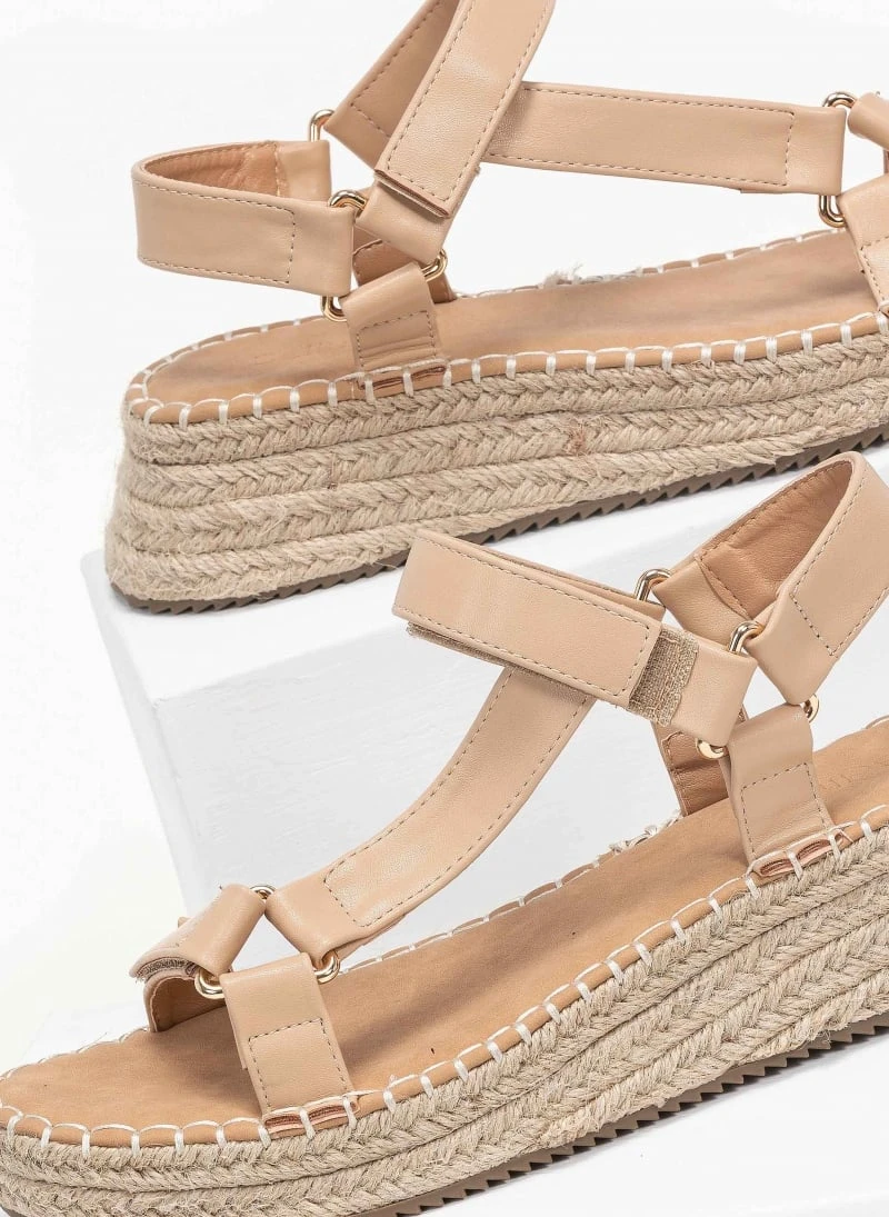 The Fashion Project Flatforms με λουράκι στο πλάι - Μπεζ 5 The Fashion Project Flatforms με λουράκι στο πλάι - Μπεζ - Image 3