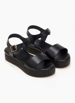 Flatform με μπαρέτα Tfp - Μαύρο -Κατάστημα TheFashionProject flatform pedila tfp 102011 8l1n