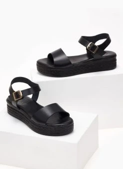 Flatform με μπαρέτα Tfp - Μαύρο -Κατάστημα TheFashionProject flatform pedila tfp 102011 h2j6