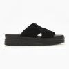 Flatforms καστόρινα Estil - Μαύρο -Κατάστημα TheFashionProject flatforms kastorina estil 110489 7tik