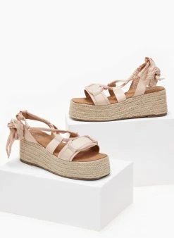 The Fashion Project Flatforms Lace Up με σχοίνινη σόλα - Μπεζ 13 The Fashion Project Flatforms Lace Up με σχοίνινη σόλα - Μπεζ -Κατάστημα TheFashionProject flatforms lace up me sxoinini sola 101463 dgk6