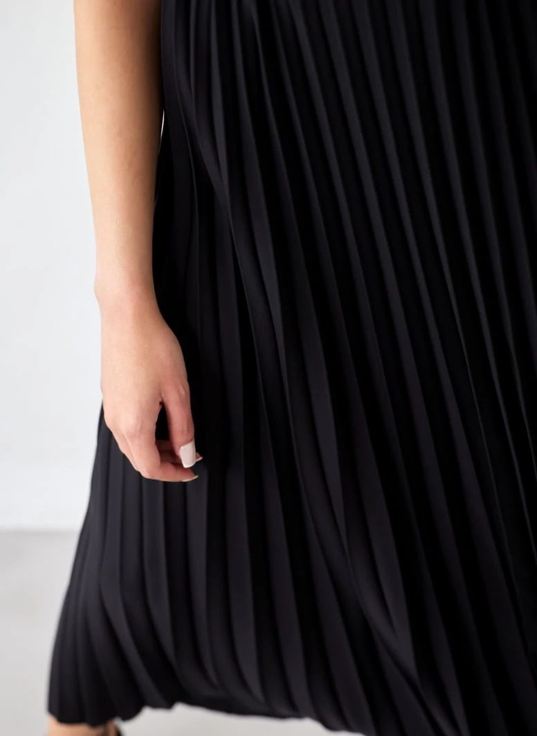 The Fashion Project Φούστα μίντι πλισέ με ζώνη - Μαύρο 4 The Fashion Project Φούστα μίντι πλισέ με ζώνη - Μαύρο - Image 2