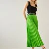 The Fashion Project Φούστα μίντι πλισέ με ζώνη - Πράσινο -Κατάστημα TheFashionProject fousta minti plise me zwni 111808 nbmv