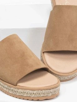 The Fashion Project Flatforms καστόρινα με σχοινί στη σόλα - Πούρο -Κατάστημα TheFashionProject kastorina flatforms me sxoini sti sola 92446 b5po