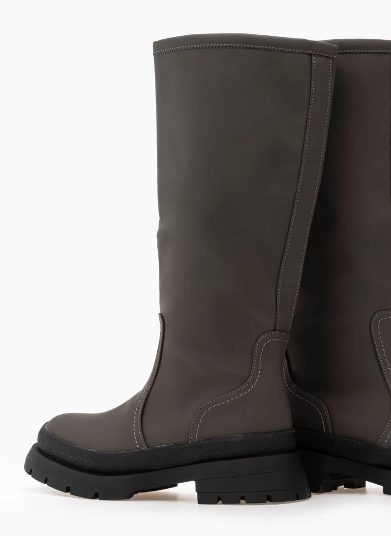 The Fashion Project Μπότες Chunky σε ματ χρώματα - Λαδί 8 The Fashion Project Μπότες Chunky σε ματ χρώματα - Λαδί - Image 6