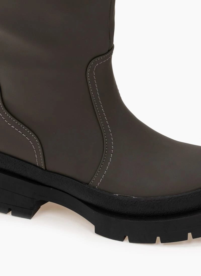 The Fashion Project Μπότες Chunky σε ματ χρώματα - Λαδί 7 The Fashion Project Μπότες Chunky σε ματ χρώματα - Λαδί - Image 5