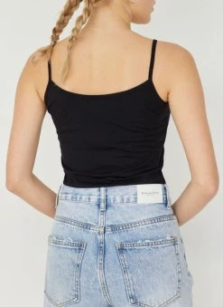 The Fashion Project Μπλούζα αμάνικη με ραντάκια - Μαύρο -Κατάστημα TheFashionProject mplouza amaniki me rantakia 111068 ihvz