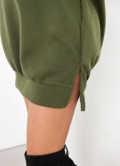 The Fashion Project Φούτερ με αυτάκια στη κουκούλα - Χακί -Κατάστημα TheFashionProject mplouza fouter me koukoula 109768 st3o