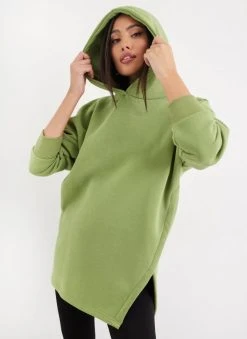 Noobass Φούτερ Oversized με κουκούλα - Lime 15 Noobass Φούτερ Oversized με κουκούλα - Lime -Κατάστημα TheFashionProject mplouza fouter oversized me anoigma 109828 63ud