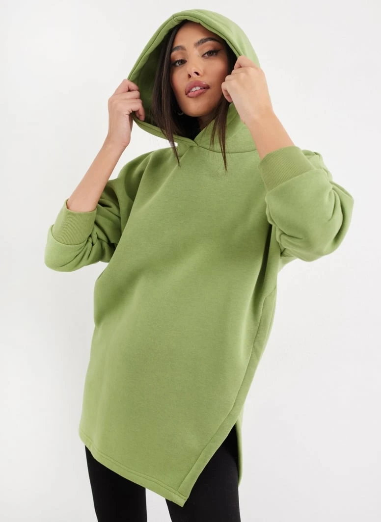 Noobass Φούτερ Oversized με κουκούλα - Lime 8 Noobass Φούτερ Oversized με κουκούλα - Lime - Image 6