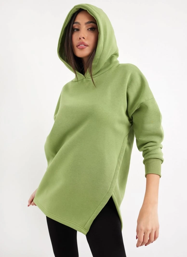 Noobass Φούτερ Oversized με κουκούλα - Lime 10 Noobass Φούτερ Oversized με κουκούλα - Lime - Image 8