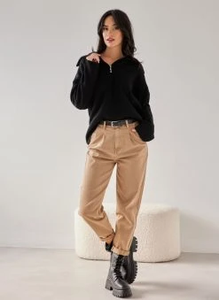 The Fashion Project Φούτερ με φερμουάρ - Μαύρο -Κατάστημα TheFashionProject mplouza me fermouar 107503 gz0y