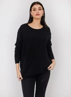 The Fashion Project Μπλούζα ριπ με χιαστί σχέδιο στην πλάτη - Μαύρο -Κατάστημα TheFashionProject mplouza rip me xiasti sxedio stin plati 107617 epl8