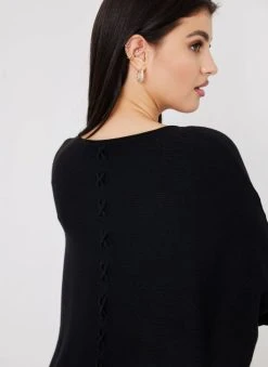 The Fashion Project Μπλούζα ριπ με χιαστί σχέδιο στην πλάτη - Μαύρο -Κατάστημα TheFashionProject mplouza rip me xiasti sxedio stin plati 107617 ln7e