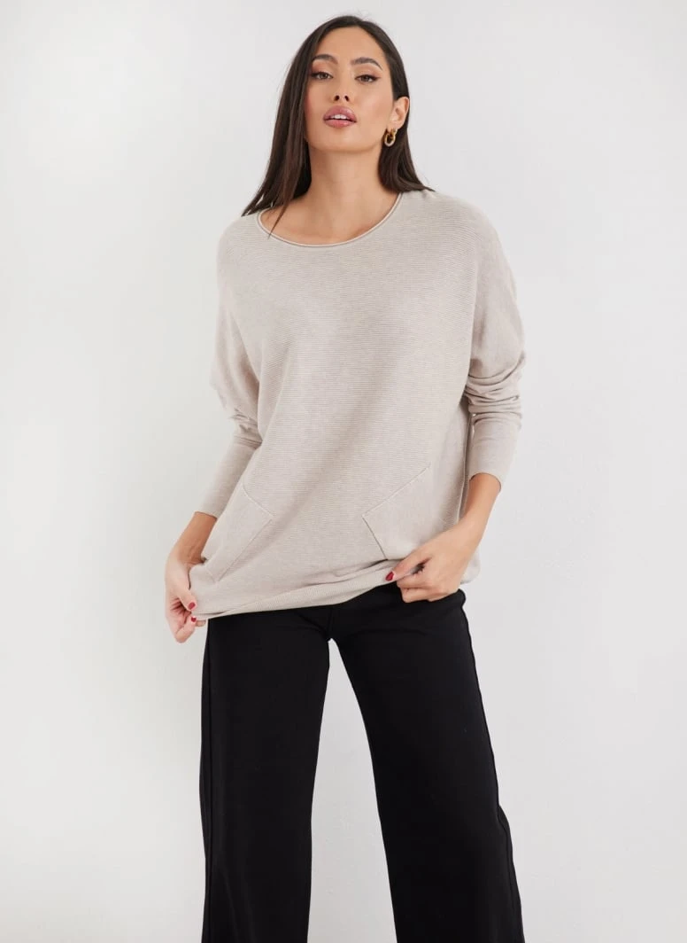 The Fashion Project Μπλούζα ριπ με χιαστί σχέδιο στην πλάτη - Μπεζ 9 The Fashion Project Μπλούζα ριπ με χιαστί σχέδιο στην πλάτη - Μπεζ - Image 7