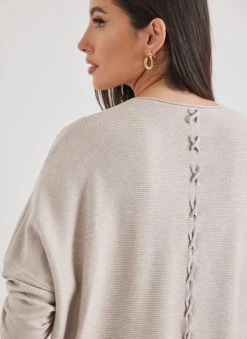 The Fashion Project Μπλούζα ριπ με χιαστί σχέδιο στην πλάτη - Μπεζ 10 The Fashion Project Μπλούζα ριπ με χιαστί σχέδιο στην πλάτη - Μπεζ -Κατάστημα TheFashionProject mplouza rip me xiasti sxedio stin plati 107618 f09g