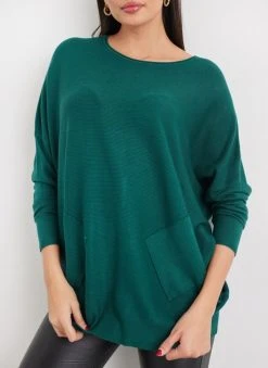 The Fashion Project Μπλούζα ριπ με χιαστί σχέδιο στην πλάτη - Κυπαρισσί -Κατάστημα TheFashionProject mplouza rip me xiasti sxedio stin plati 107622 dsx1