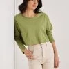 Noobass Μπλούζα βαμβακερή Cropped - Lime -Κατάστημα TheFashionProject mplouza vamvakeri cropped 111115 r5p6