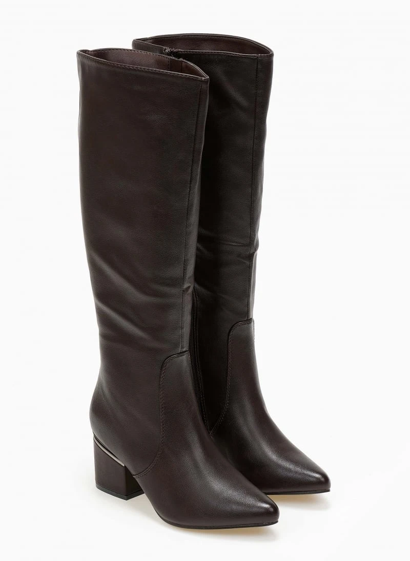 The Fashion Project Μπότες All Day με μεταλλική λεπτομέρεια - Καφέ 5 The Fashion Project Μπότες All Day με μεταλλική λεπτομέρεια - Καφέ - Image 3