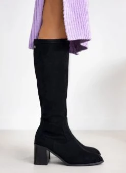 Xti Footwear Μπότες από ελαστικό Suede 140531 Xti - Μαύρο -Κατάστημα TheFashionProject mpotes apo elastiko suede 140531 xti 108140 0ira