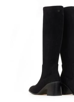 Xti Footwear Μπότες από ελαστικό Suede 140531 Xti - Μαύρο -Κατάστημα TheFashionProject mpotes apo elastiko suede 140531 xti 108140 4bkl