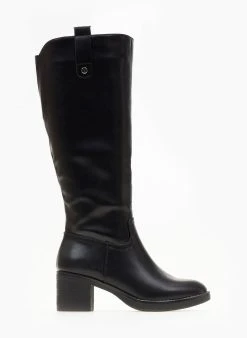 The Fashion Project Μπότες Casual με διχρωμία στο θηλάκι - Μαύρο -Κατάστημα TheFashionProject mpotes casual me dixrwmia sto thilaki 105768 o1r3